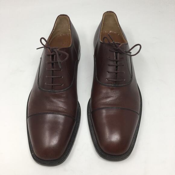 Ermenegildo Zenga Brown Leather Lace Up Shoes 10 main image 5